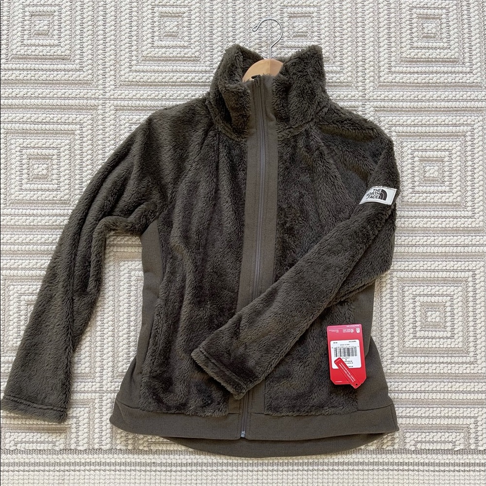 The Northface Furry Fleece brown full zip